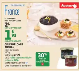 Auchan AUCHAN Oeufs de lompe offre