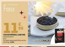 Auchan LABEYRIE Caviar imperial offre