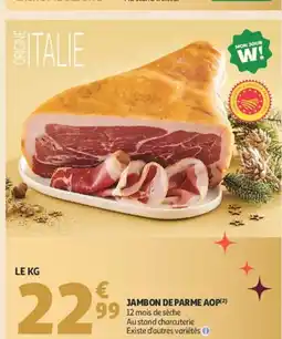 Auchan Jambon de parme aop offre