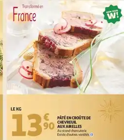Auchan Pâté en croûte de aux airelles offre