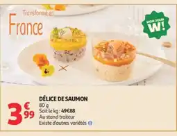 Auchan Délice de saumon offre