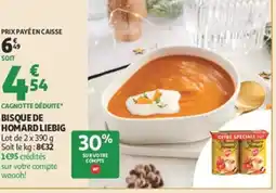 Auchan LIEBIG Bisque de homard offre