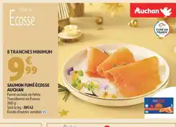 Auchan AUCHAN Saumon fumé écosse offre