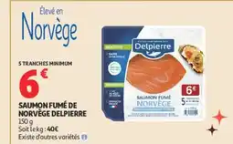 Auchan DELPIERRE Saumon fumé de norvège offre