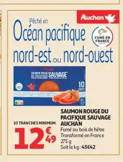 Auchan AUCHAN Saumon rouge du pacifique sauvage offre
