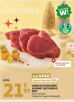 Auchan Longe de thon filiè auchan cultivons le bon offre