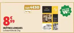 Auchan Huîtres longues offre