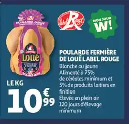 Auchan Poularde fermière de loué label rouge offre