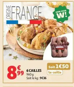Auchan 6 Cailles offre