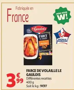 Auchan LE GAULOIS Farce de volaille offre