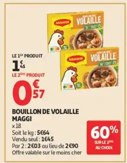 Auchan MAGGI Bouillon de volaille offre