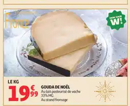 Auchan Gouda de noël offre