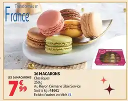Auchan 16 Macarons offre