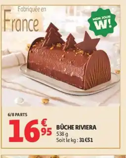 Auchan Bûche riviera offre