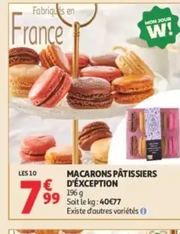 Auchan Macarons pâtissiers d'exception offre