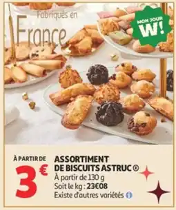 Auchan Assortiment de biscuits astruc offre