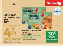 Auchan AUCHAN Mini feuilletés offre