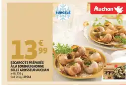 Auchan AUCHAN Escargots préparés à la bourguignonne belle grosseur offre