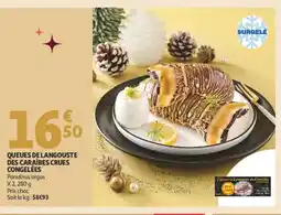 Auchan Queues de langouste des caraïbes crues congelées offre