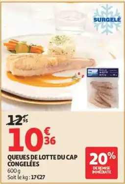 Auchan Queues de lotte du cap congelées offre