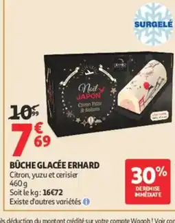 Auchan ERHARD Bûche glacée offre