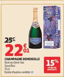 Auchan DEMOISELLE Champagne offre