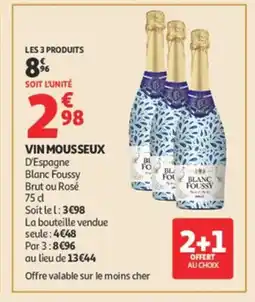 Auchan Vin mousseux offre