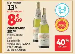 Auchan Chablis aop 2024 offre