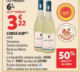 Auchan Corse aop offre