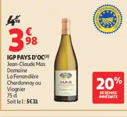 Auchan Igp pays d'oc offre
