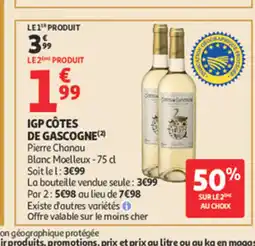 Auchan Igp côtes de gascogne offre
