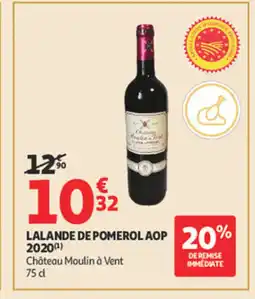 Auchan Lalande de pomerol aop 2020 offre