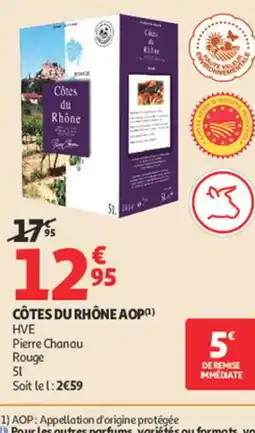 Auchan Côtes du rhône aop offre