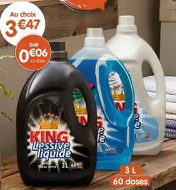 b&m King lessive liquide pour tissus noirs offre