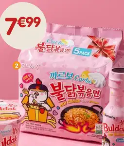 b&m Samyang ramen carbonara poulet offre