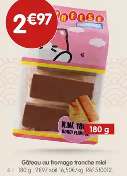 b&m Gâteau au fromage tranche miel offre