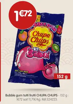 b&m Chupa chups bubble gum tutti frutti offre