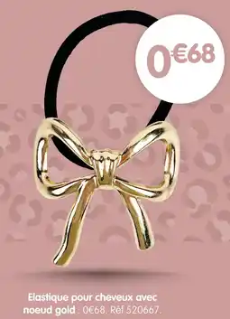 b&m Elastique pour cheveux avec noeud gold offre