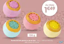 b&m Bombe de bain garnie au sel de bain offre