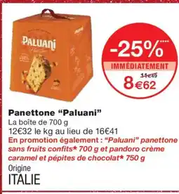 Monoprix PALUANI Panettone offre