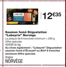 Monoprix LABEYRIE Saumon fumé Dégustation Norvège offre
