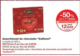 Monoprix CAFFAREL Assortiment de chocolats offre