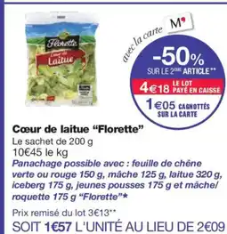 Monoprix FLORETTE Cœur de laitue offre