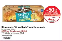 Monoprix CROUSTIPATE Kit complet galette des rois offre