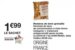 Monoprix Pommes de terre grenaille offre