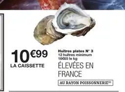 Monoprix Huîtres plates N° 3 offre