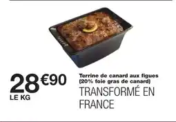 Monoprix Terrine de canard aux figues (20% foie gras de canard) offre