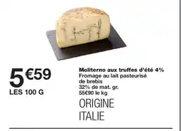Monoprix Moliterno aux truffes d'été 4% offre