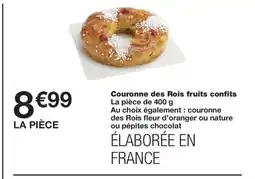 Monoprix Couronne des Rois fruits confits offre