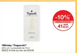Monoprix TOGOUCHI Whisky offre
